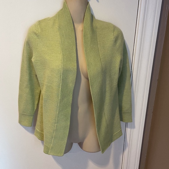Talbots merino wool open cardigan - Picture 1 of 8